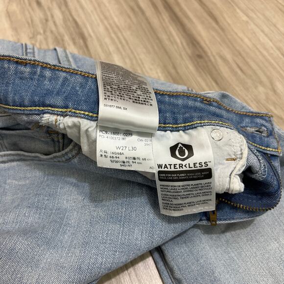 Levi's Womens 711 Skinny Light Wash Denim Jeans Size 27 - Picture 11 of 11